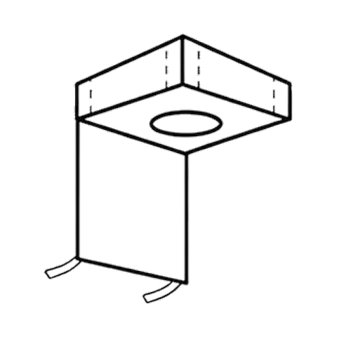 Diaper Flap with Port Hole